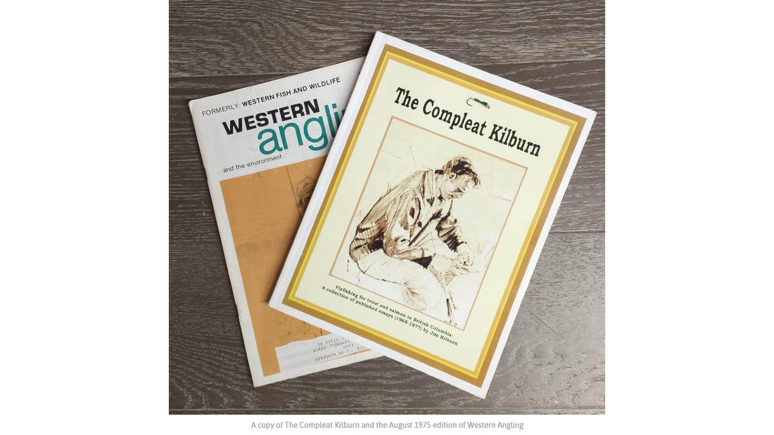 A copy of The Compleat Kilburn and the August 1975 edition of Western Angling