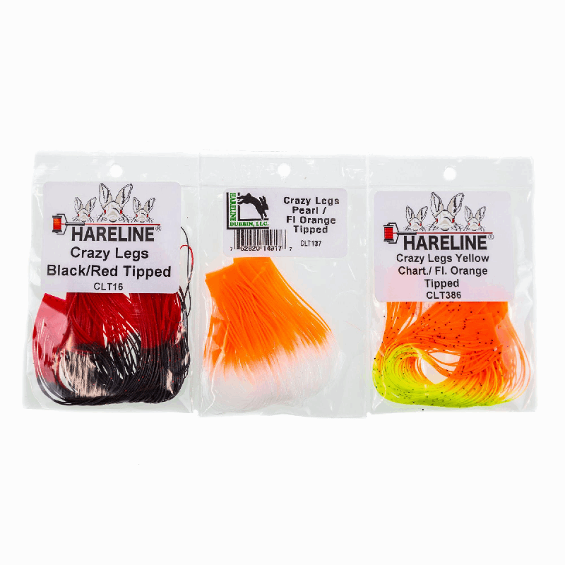 Hareline Crazy Legs - Tipped