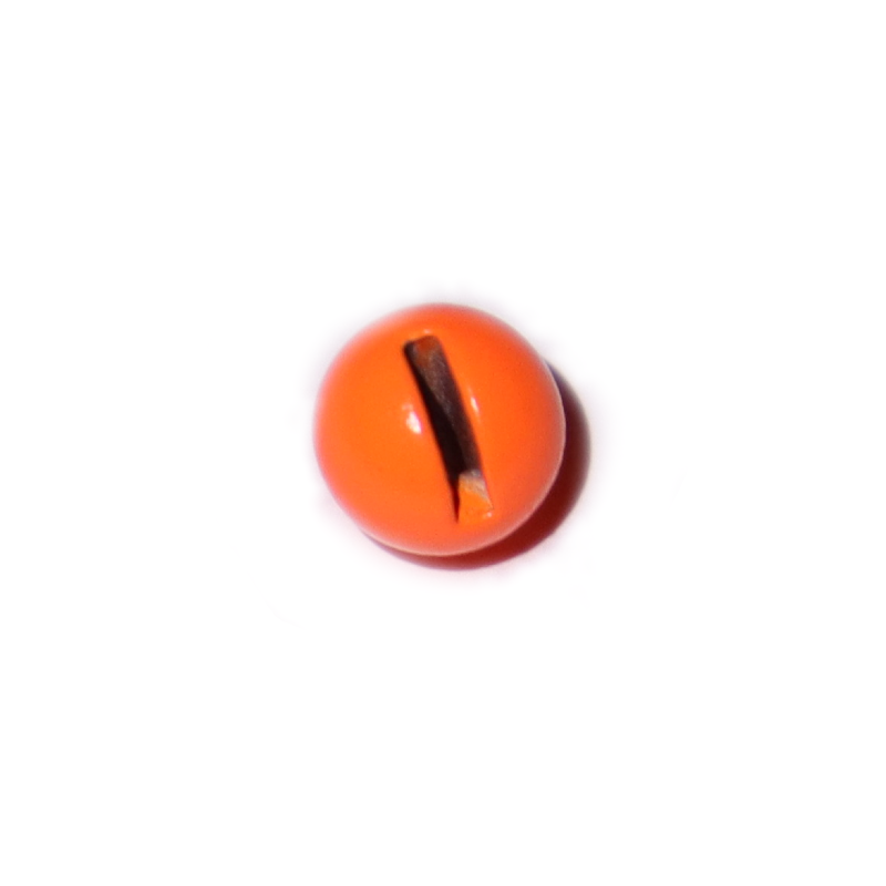 Slotted Beads, Fl. Orange