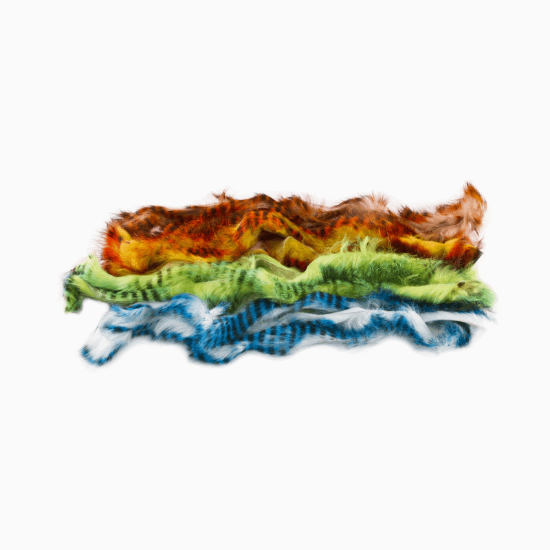 Hareline Magnum Tiger Barred Rabbit Strips