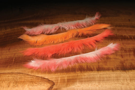 Hareline Crosscut Rabbit Flesh Strips Two Tone