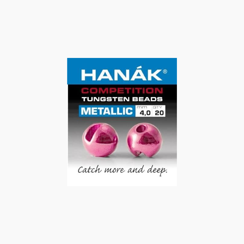 Hanak Competition Metallic Slotted Tungsten Beads