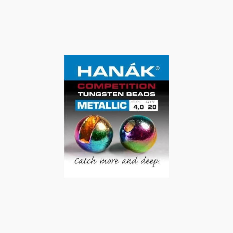 Hanak Competition Metallic Slotted Tungsten Beads