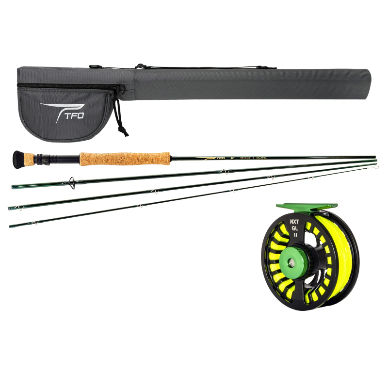 TFO Temple Fork NXT GL Series 4pc. Rod & Reel Outfit – A Blaze In The  Northern Fly