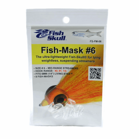 Flymen Fishing Co Fish Skull Fish Mask - Beads, Cones & Dumbell Eyes - A Blaze In The Northern Fly