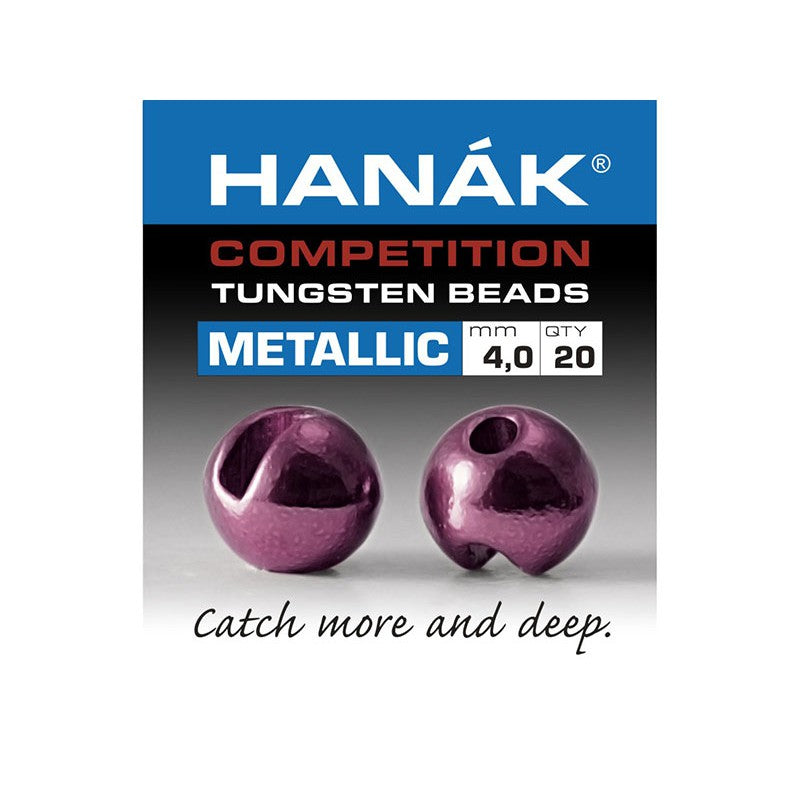 Hanak Competition Metallic Slotted Tungsten Beads