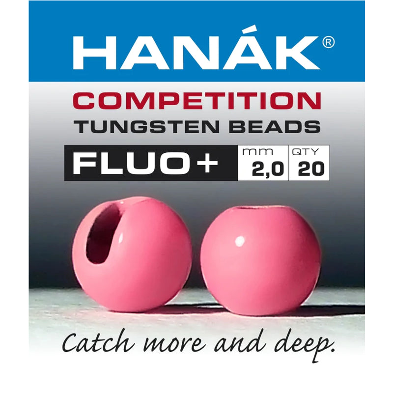 Hanak Tungsten Fluorescent Beads, Hanak Tungsten Fluorescent Beads pink