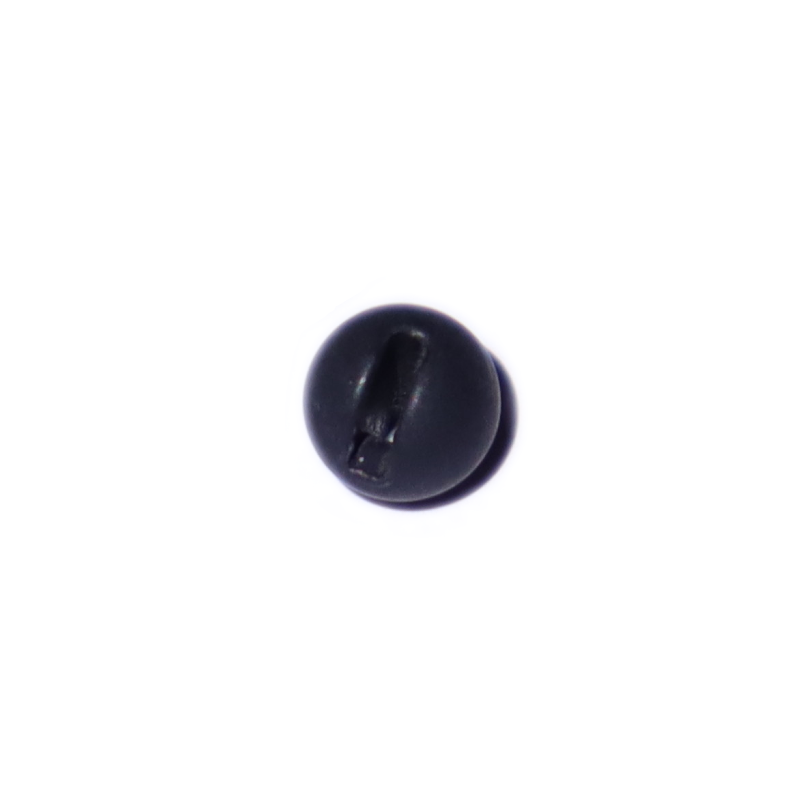 Slotted Beads, Matte Black