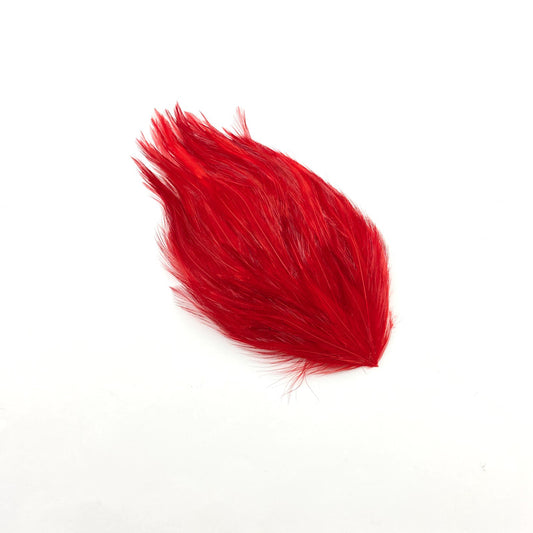 Dragonfly Bugger Saddle - Red - Feathers - A Blaze In The Northern Fly