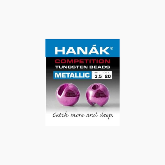 Hanak Competition Metallic Slotted Tungsten Beads
