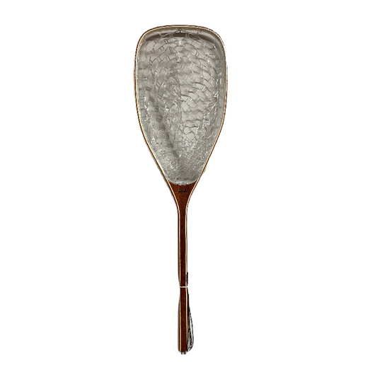 Dragonfly Wooden Landing Net with Clear Rubber Bag