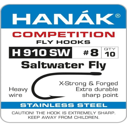Hanak H 910 SW Saltwater Fly Hook, All Hooks, Fly Hooks, Fly Tying