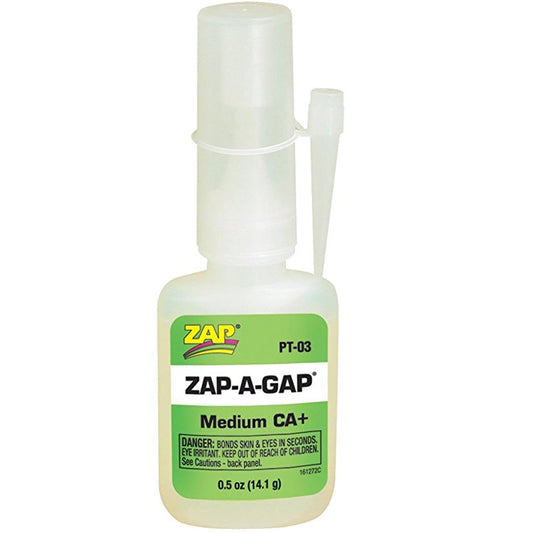 Zap-A-Gap Adhesive, Brush-on or Squeeze Bottle
